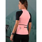 Camisa Sol New Training Feminino Manga Curta Rosa Nude