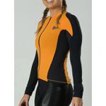 Camisa Sol New Training Feminino Manga Longa Amarelo