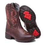 Bota Texana Infantil Marrom