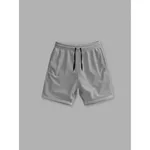 Bermuda Short Moletom Masculino Basico Diversas Cores Cinza