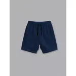 Bermuda Short Moletom Masculino Basico Diversas Cores Azul Marinho