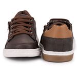 Sapatenis Casual Masculino Infantil Calce Fácil Moderno Urbano Pedway Café