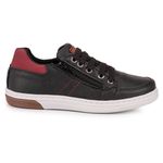 Sapatenis Casual Masculino Infantil Calce Fácil Moderno Urbano Pedway Preto