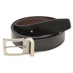 Cinto Social Masculino Dupla Face Preto e Café Pedway