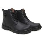 Bota Coturno Masculino Casual Caveira Defender Pedway Preto