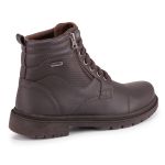Bota Coturno Masculino Casual Social Zíper Lateral Defender Pedway Café