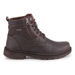 Bota Coturno Masculino Casual Social Zíper Lateral Defender Pedway Café