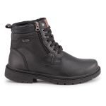 Bota Coturno Masculino Casual Social Zíper Lateral Defender Pedway Preto