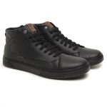 Sapatênis Casual Masculino Cano Alto Etios Pedway Preto