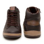 Sapatênis Masculino Casual Cano Alto Lite Pedway Marrom