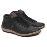 Sapatênis Masculino Casual Cano Alto Lite Pedway Preto
