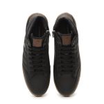 Sapatênis Masculino Casual Cano Alto Lite Pedway Preto