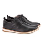 Sapato Social Masculino Sintético Casual Couro Ecológico Platinum Pedway Preto