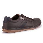 Sapatênis Casual Masculino Zíper Lateral Start Pedway Marrom