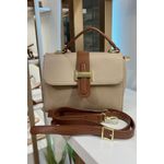 Bolsa Liz Bege/Marrom