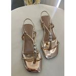 Sandália Rasteira Lisboa Rose 