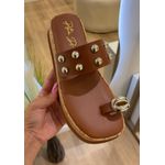 Flat Lais Caramelo 