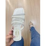 Rasteira Amélia Off White