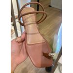 Sandália Rasteira Babi Caramelo