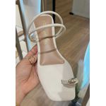 Sandália Rasteira Babi Off-White
