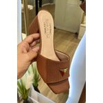  Tamanco Perola Caramelo