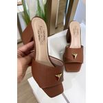  Tamanco Perola Caramelo