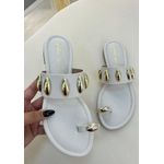 Rasteira Valentina Off White