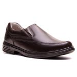 Sapato Masculino Ultra Comfort em Couro Café