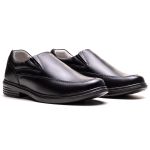 Sapato Masculino Ultra Comfort em Couro Preto