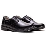 Sapato Masculino Ultra Comfort em Couro Preto