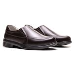 Sapato Masculino Ultra Comfort em Couro Café