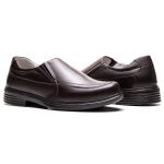 Sapato Masculino Ultra Comfort em Couro Café