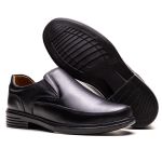 Sapato Masculino Ultra Comfort em Couro Preto