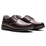 Sapato Masculino Ultra Comfort em Couro Café