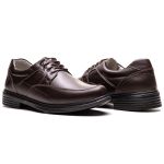 Sapato Masculino Ultra Comfort em Couro Café