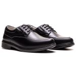 Sapato Masculino Ultra Comfort em Couro Preto