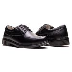 Sapato Masculino Ultra Comfort em Couro Preto