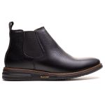 Botina Masculina Ultra Comfort em Couro Preta