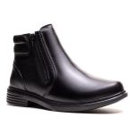 Bota Masculina Ultra Comfort em Couro Preta