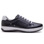 Sapatênis Masculino Ultra Comfort em Couro Preto