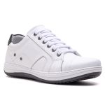 Sapatênis Masculino Ultra Comfort em Couro Branco