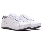 Sapatênis Masculino Ultra Comfort em Couro Branco