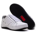 Sapatênis Masculino Ultra Comfort em Couro Branco
