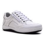 Sapatênis Masculino Ultra Comfort em Couro Branco