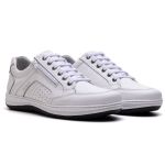 Sapatênis Masculino Ultra Comfort em Couro Branco