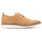 Sapatênis Masculino Couro Areia Comfort 
