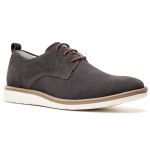 Sapatênis Masculino Couro Grafite Comfort