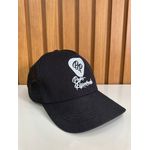 Boné Trucker Preto Assinatura Pepê Figueiredo
