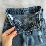 Calça jeans destroyed Wide leg