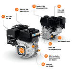 Motor Estacionário Com Acoplamento 6hp Ehc 605.0 s (br)